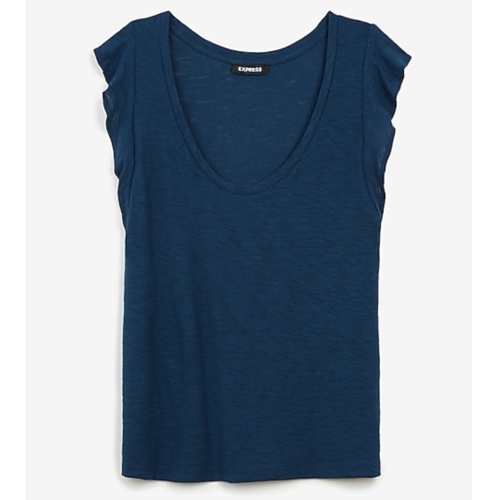 NEW w/ Tags EXPRESS Flutter sleeve T-shirt